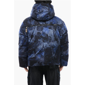 Off-White Monogram Patterned SIERRA LEONE Puffer Jacket