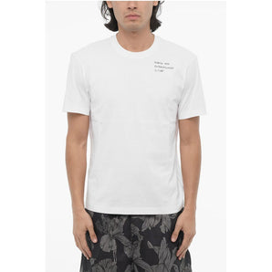 Neil Barrett Slim Fit HUMAN WITH EXTRAORDINARY VISION Crew-neck T-Shirt