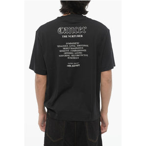 Neil Barrett Printed Slim Fit ROCK BAND ZODIAC CANCER Crew-Neck T-shirt