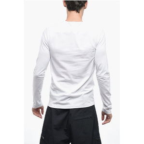 Versace Set 2 Long Sleeved T-shirt with Golden-Effect Logo