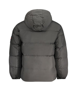 Tommy Hilfiger Black Recycled Polyester Men Jacket