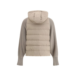 Brunello Cucinelli Wool sleeved Down Jacket