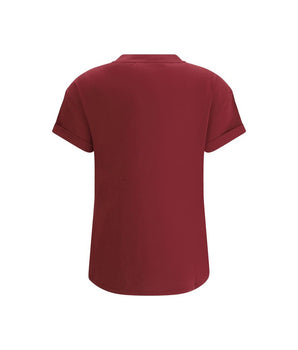 Brunello Cucinelli Bordeaux Cotton T-Shirt