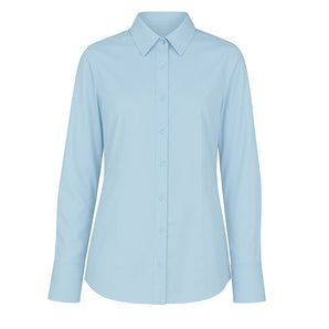 Camisa de algodón azul Made in Italy