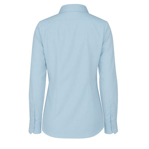 Camisa de algodón azul Made in Italy