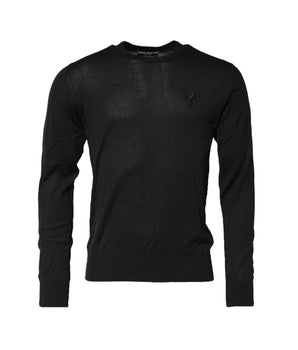 Sudadera Dolce &amp; Gabbana de algodón gris oscuro con logotipo DG