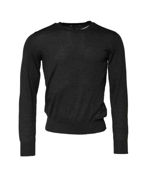 Dolce &amp; Gabbana Gray Cashmere Crew Neck Sweatshirt Sweater
