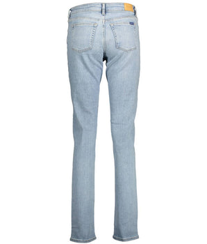 Gant Blue Organic Cotton Women Jeans