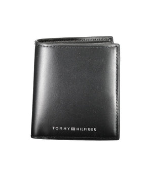 Tommy Hilfiger Men's Black Leather Wallet