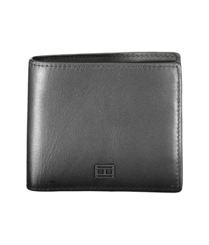 Tommy Hilfiger Men's Black Leather Wallet