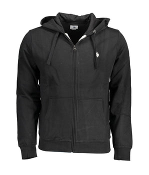 US POLO ASSN. Men's Black Cotton Sweater