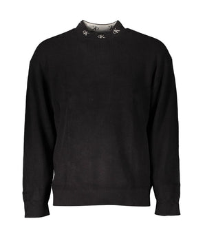 Calvin Klein Black Cotton Men Sweater
