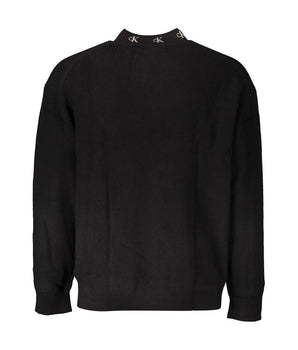 Calvin Klein Black Cotton Men Sweater