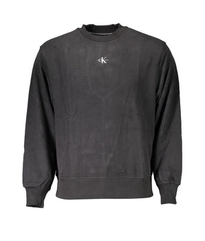 Calvin Klein Black Cotton Men Sweater
