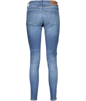 Tommy Hilfiger Blue Cotton Women Skinny Jean