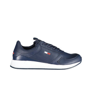 Tommy Hilfiger Blue Polyethylene Men's Sneakers