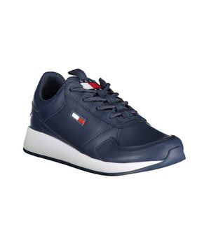 Tommy Hilfiger Blue Polyethylene Men's Sneakers