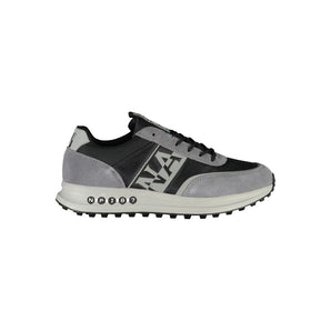 Napapijri Brown Leather Men Sneaker