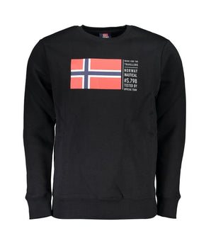 Norway 1963 Black Cotton Men's Sweater