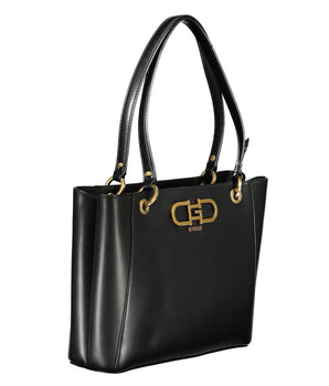 Guess Jeans Black Polyethylene Handbag