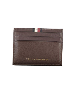 Tommy Hilfiger Brown Leather Men's Wallet