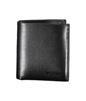 Calvin Klein Sleek Black Leather RFID Wallet