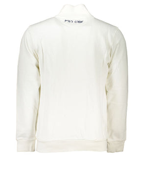 La Martina White Cotton Men Sweater