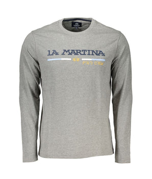 La Martina Brown Cotton Men T-Shirt