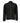 La Martina Black Cotton Men Sweater with Central Pockets and Zip