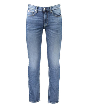 Calvin Klein Blue Cotton Jeans Denim