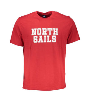 North Sails Red Cotton T-Shirt
