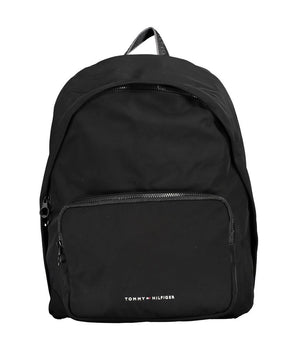 Tommy Hilfiger Chic Urban Black Backpack with Laptop Flat