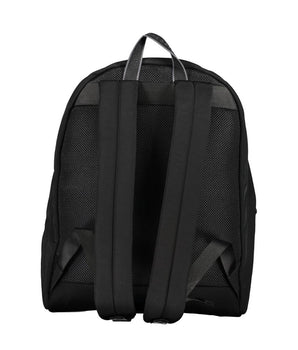 Tommy Hilfiger Chic Urban Black Backpack with Laptop Flat