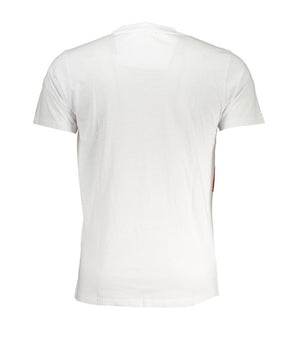 Cavalli Class White Cotton T-Shirt