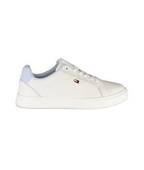 Tommy Hilfiger White Polyester Sneakers