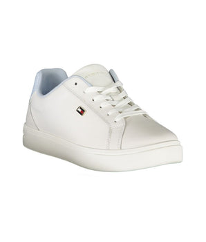 Tommy Hilfiger White Polyester Sneakers