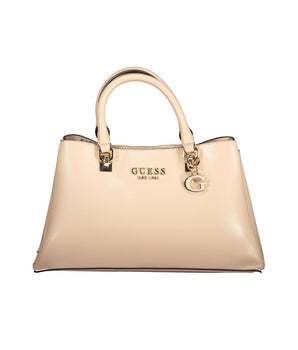 Guess Jeans Beige Polyethylene Handbag
