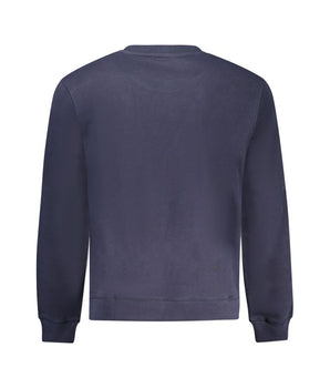 Napapijri Blue Cotton Men Sweater