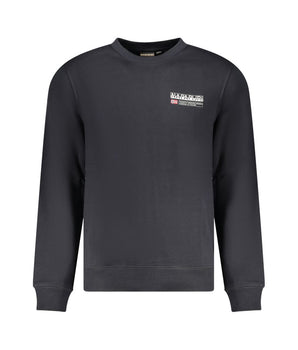 Napapijri Black Cotton Men Sweater