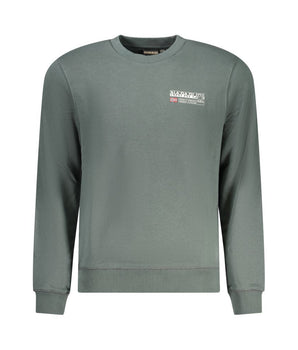 Napapijri Green Cotton Sweatshirt