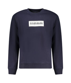 Napapijri Blue Cotton Men Sweater