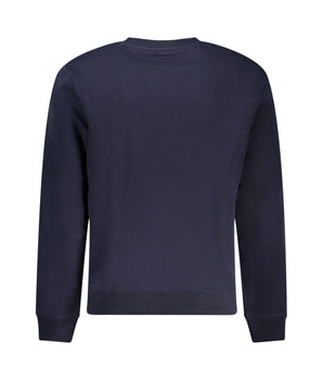 Napapijri Blue Cotton Men Sweater