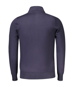 Coveri Moving Blue Viscose Men Sweater