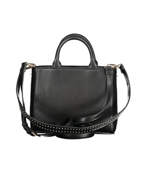 Mario Valentino Black Polyethylene Women Handbag