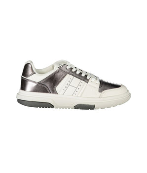 Tommy Hilfiger Bianco Polyurethane Women Sneaker