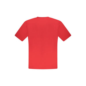 North Sails Red Cotton Men T-Shirt
