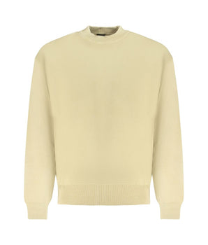 Hugo Boss Beige Cotton Men Sweater