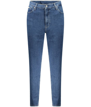 Calvin Klein Blue Cotton Women Jeans