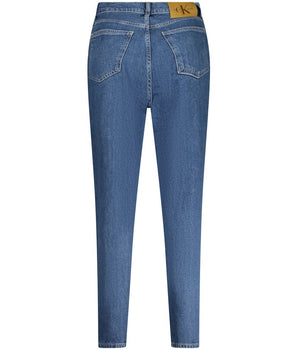Calvin Klein Blue Cotton Women Jeans