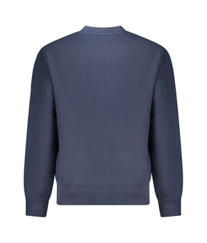Hugo Boss Blue Cotton Men Sweater